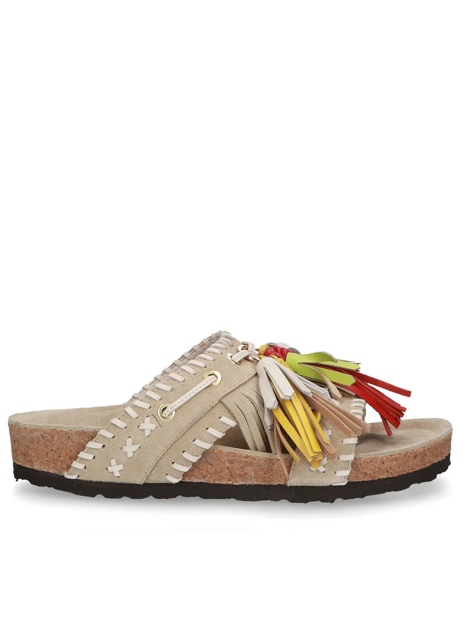 Elena Iachi-OUTLET-SALE-Sandals BEIGE-ARCHIVIST