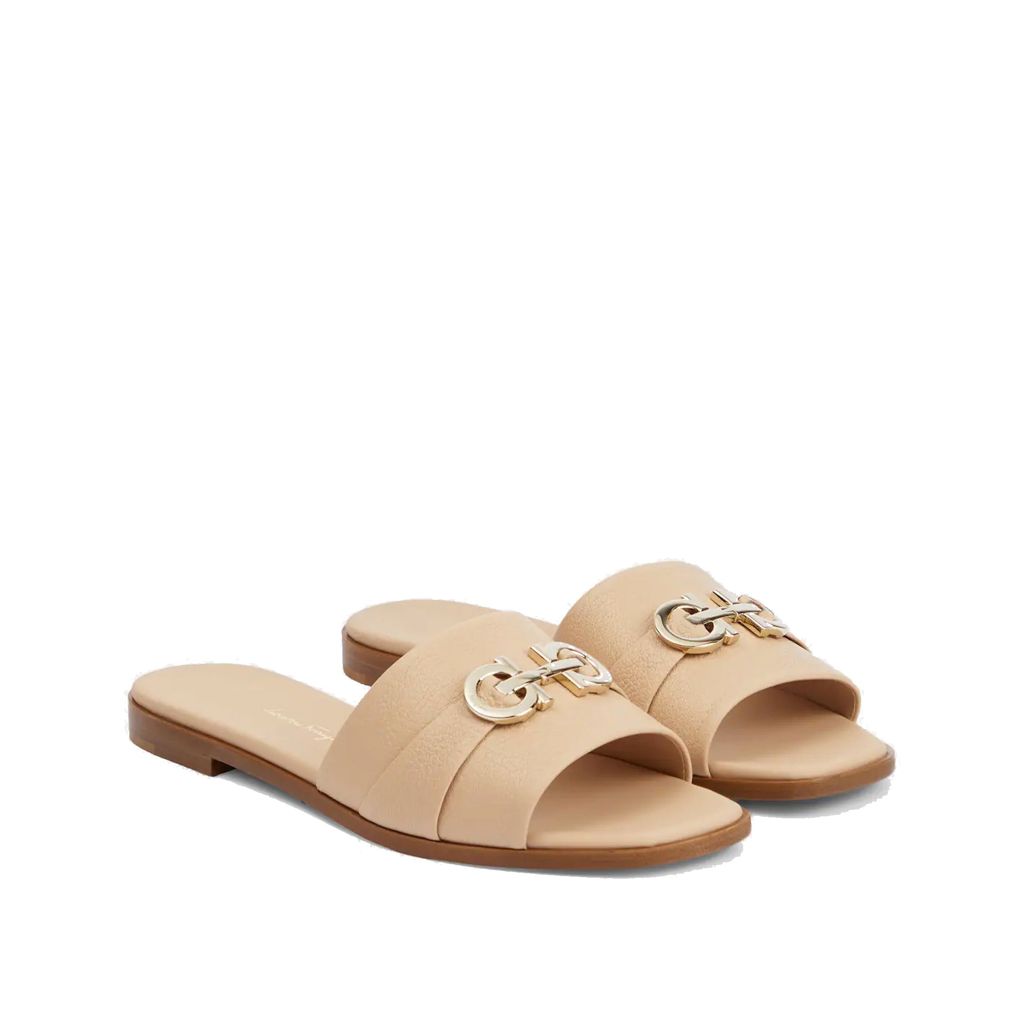 Salvatore Ferragamo-OUTLET-SALE-Sandals BEIGE-ARCHIVIST