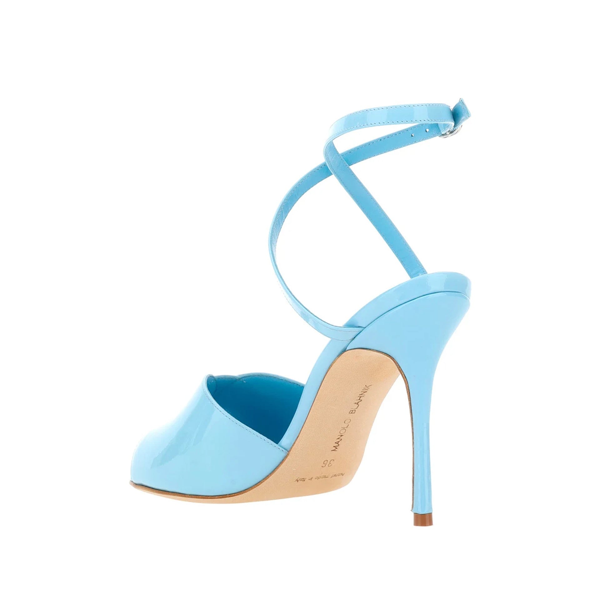Manolo Blahnik-OUTLET-SALE-Sandals BLAU-ARCHIVIST