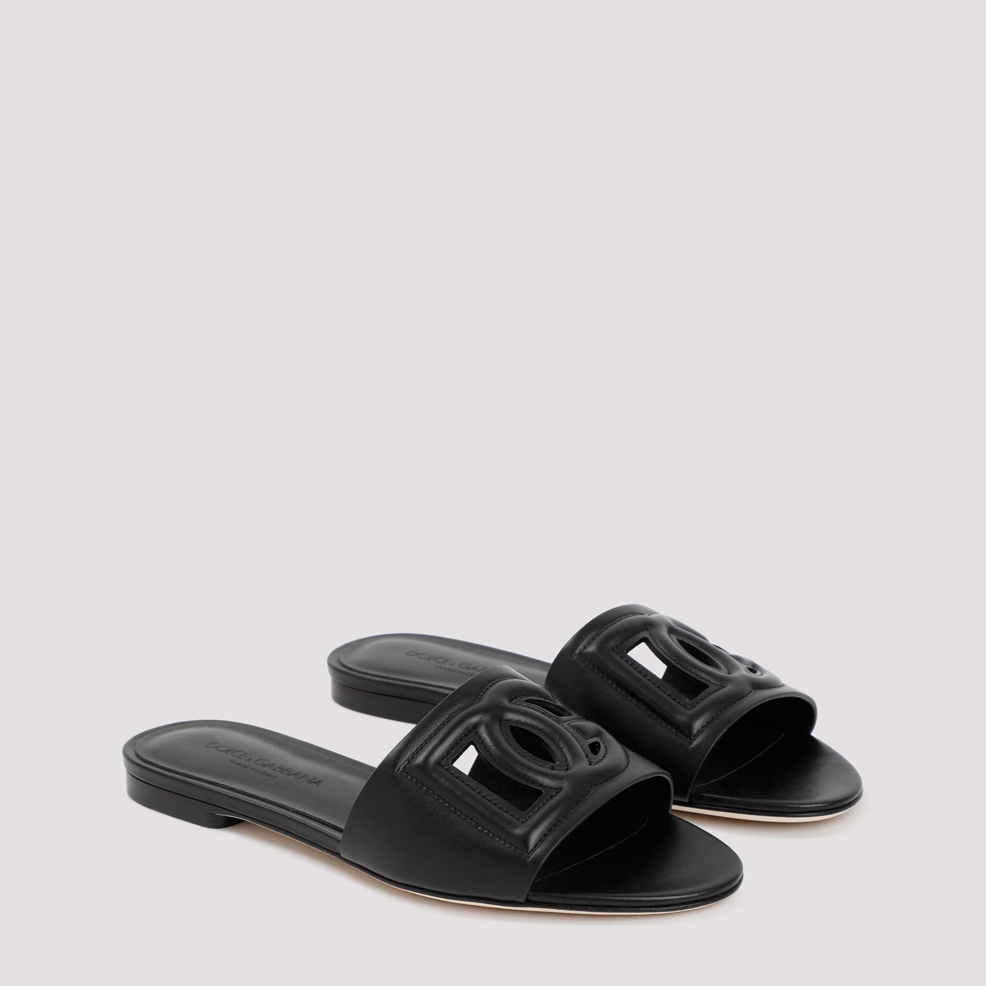 Dolce & Gabbana-OUTLET-SALE-Sandals SCHWARZ-ARCHIVIST