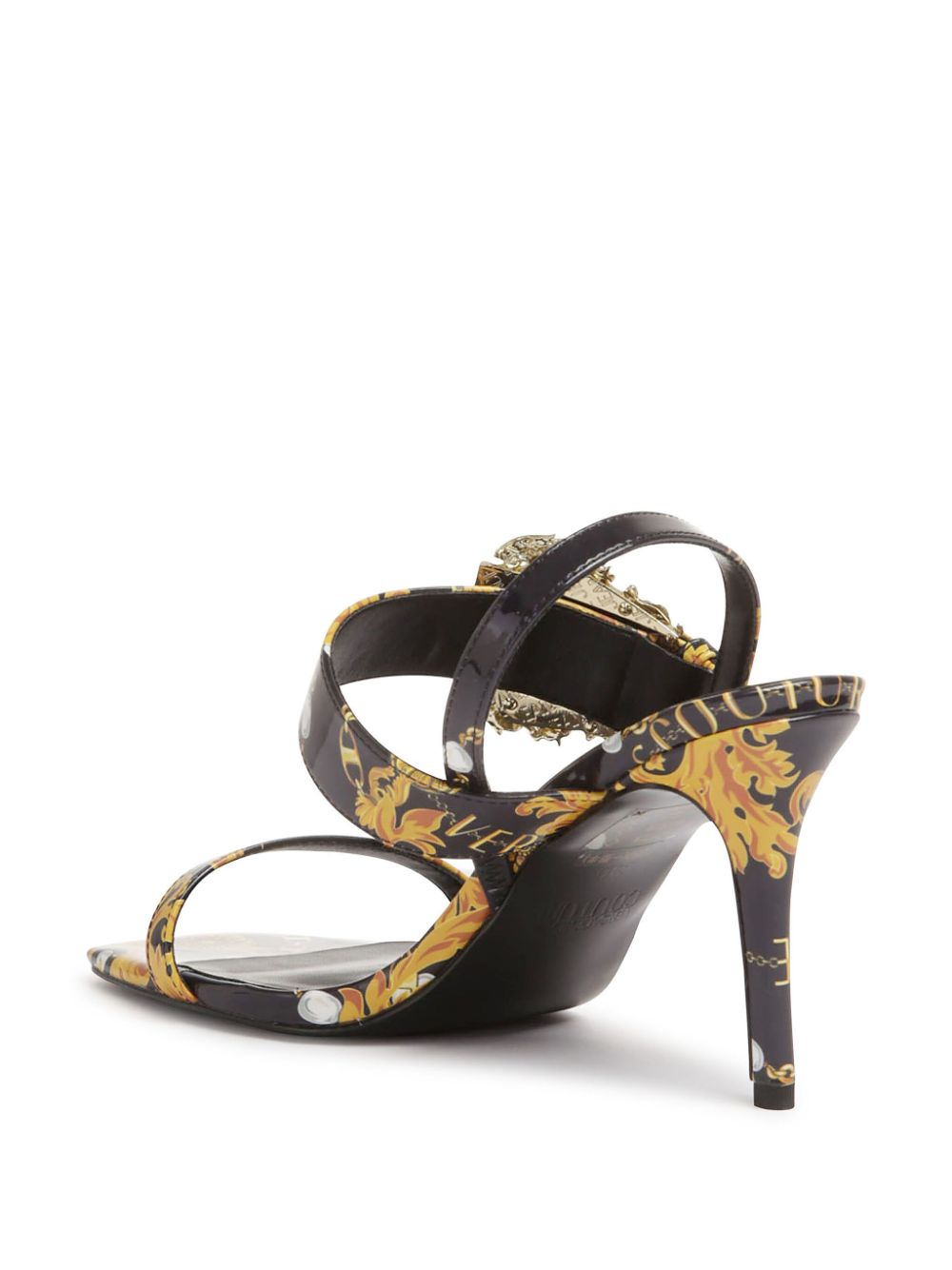 VERSACE JEANS COUTURE-OUTLET-SALE-Sandals SCHWARZ-ARCHIVIST