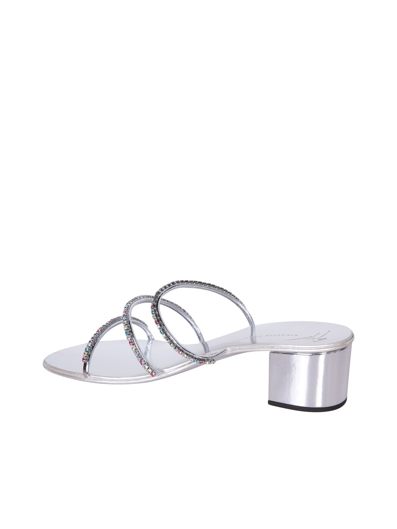 Giuseppe Zanotti Design-OUTLET-SALE-Sandals SILBER-ARCHIVIST