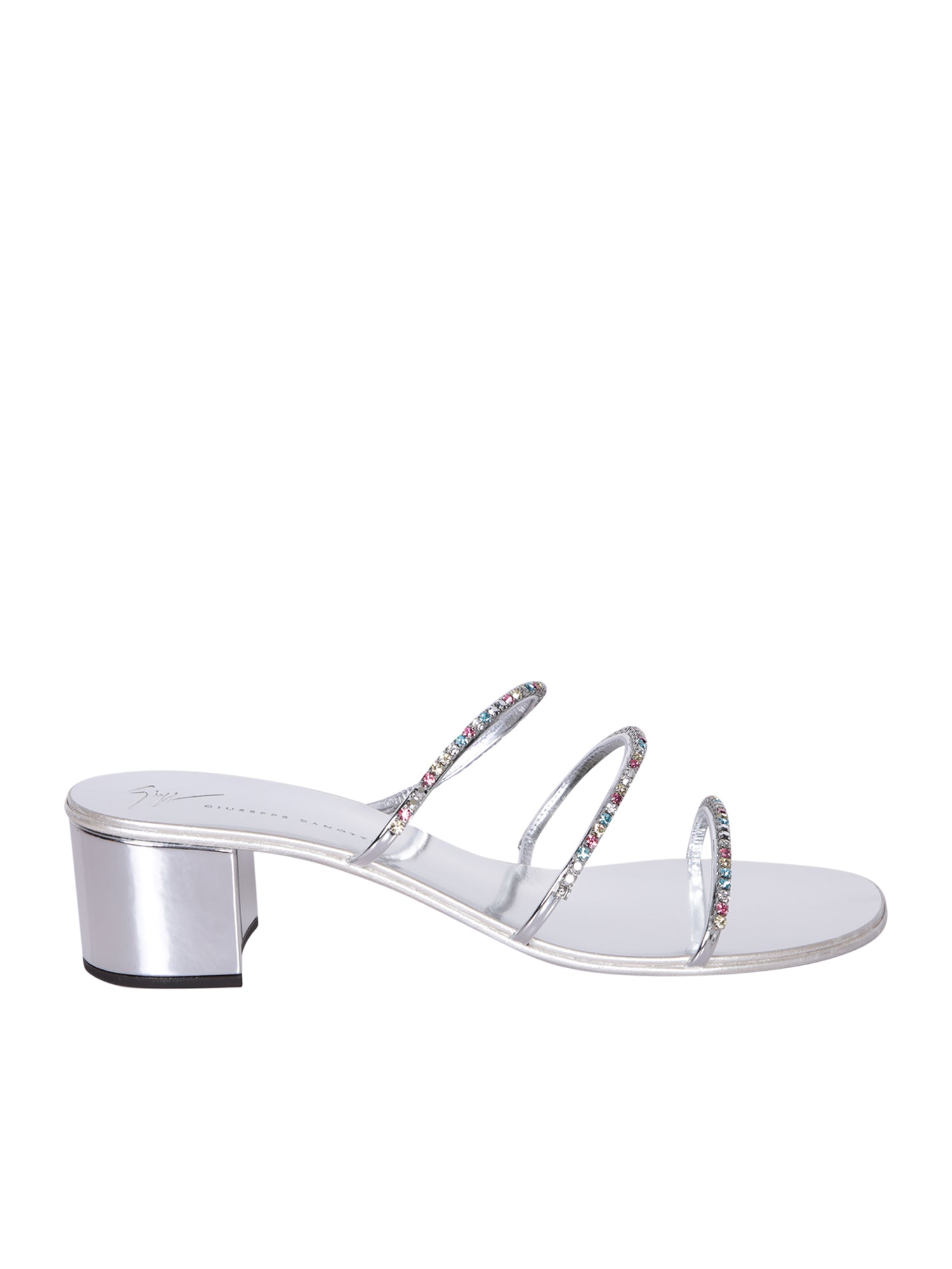 Giuseppe Zanotti Design-OUTLET-SALE-Sandals SILBER-ARCHIVIST