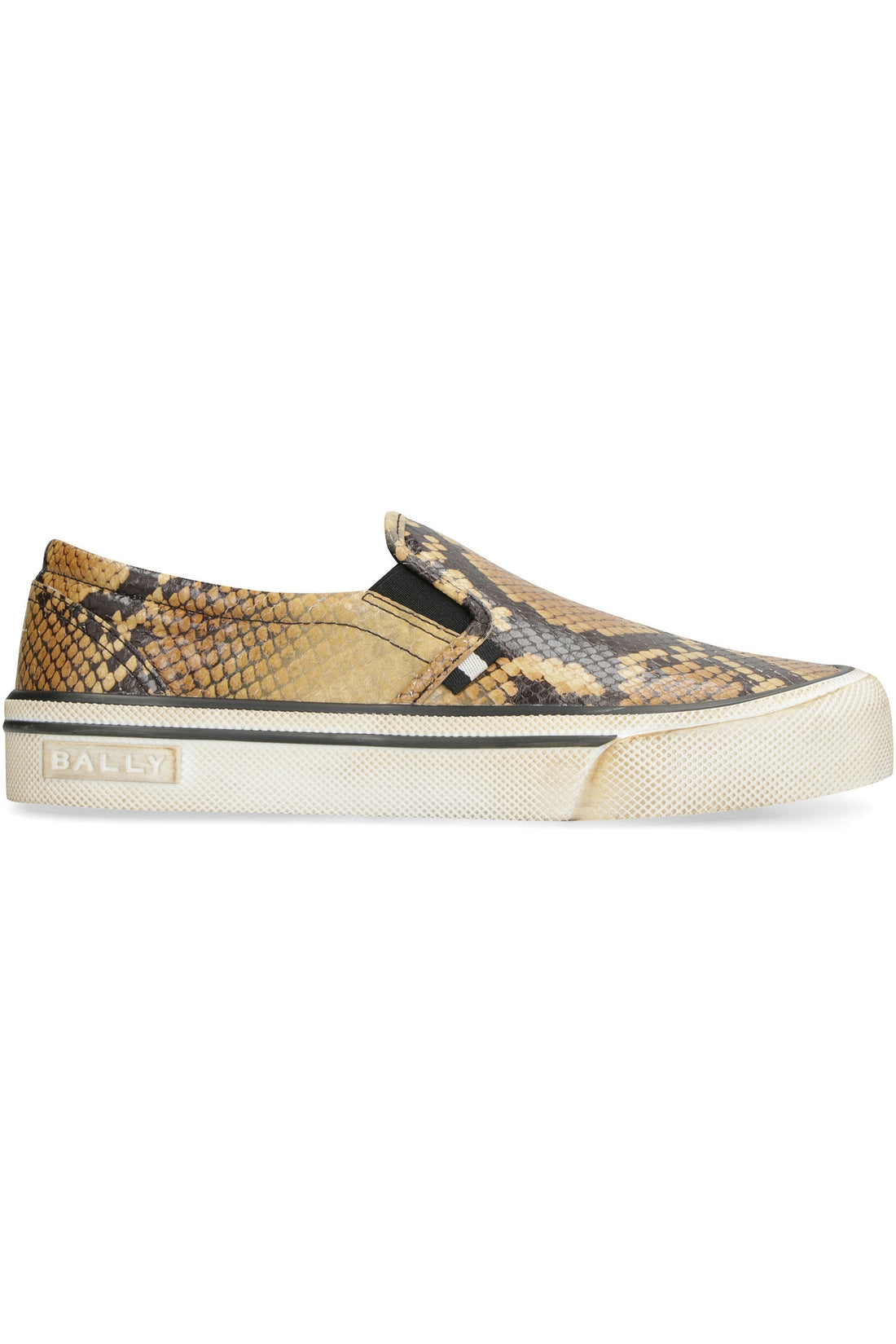 Bally-OUTLET-SALE-Santa Ana printed leather slip-on sneakers-ARCHIVIST