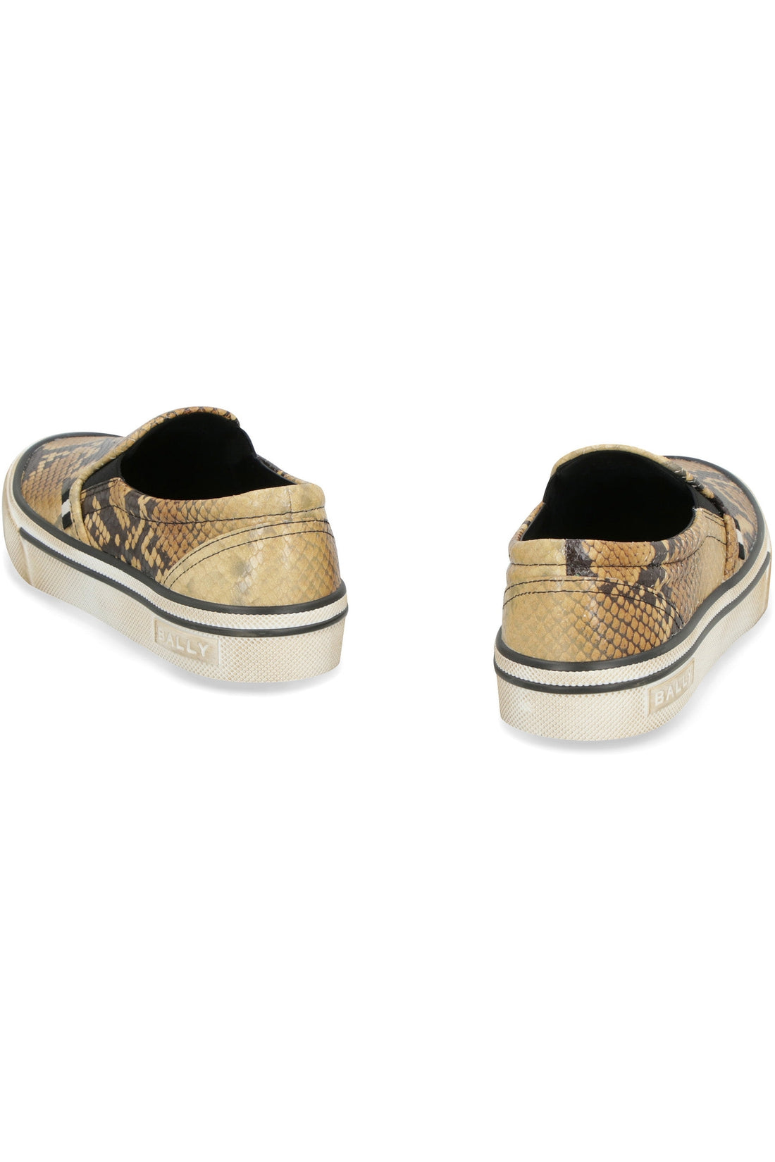 Bally-OUTLET-SALE-Santa Ana printed leather slip-on sneakers-ARCHIVIST
