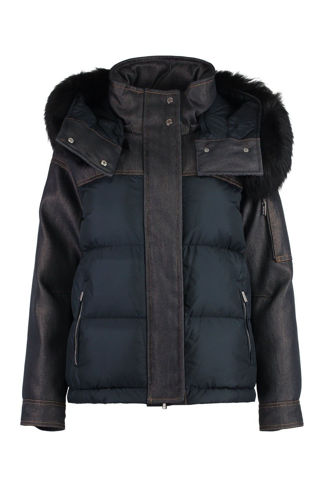 Moorer-OUTLET-SALE-Santana fur trim hood parka-ARCHIVIST