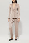 Luisa Cerano-Satin-Einknopf-Blazer-Jacken & Mäntel-Black-Deal-Outlet-by-ARCHIVIST