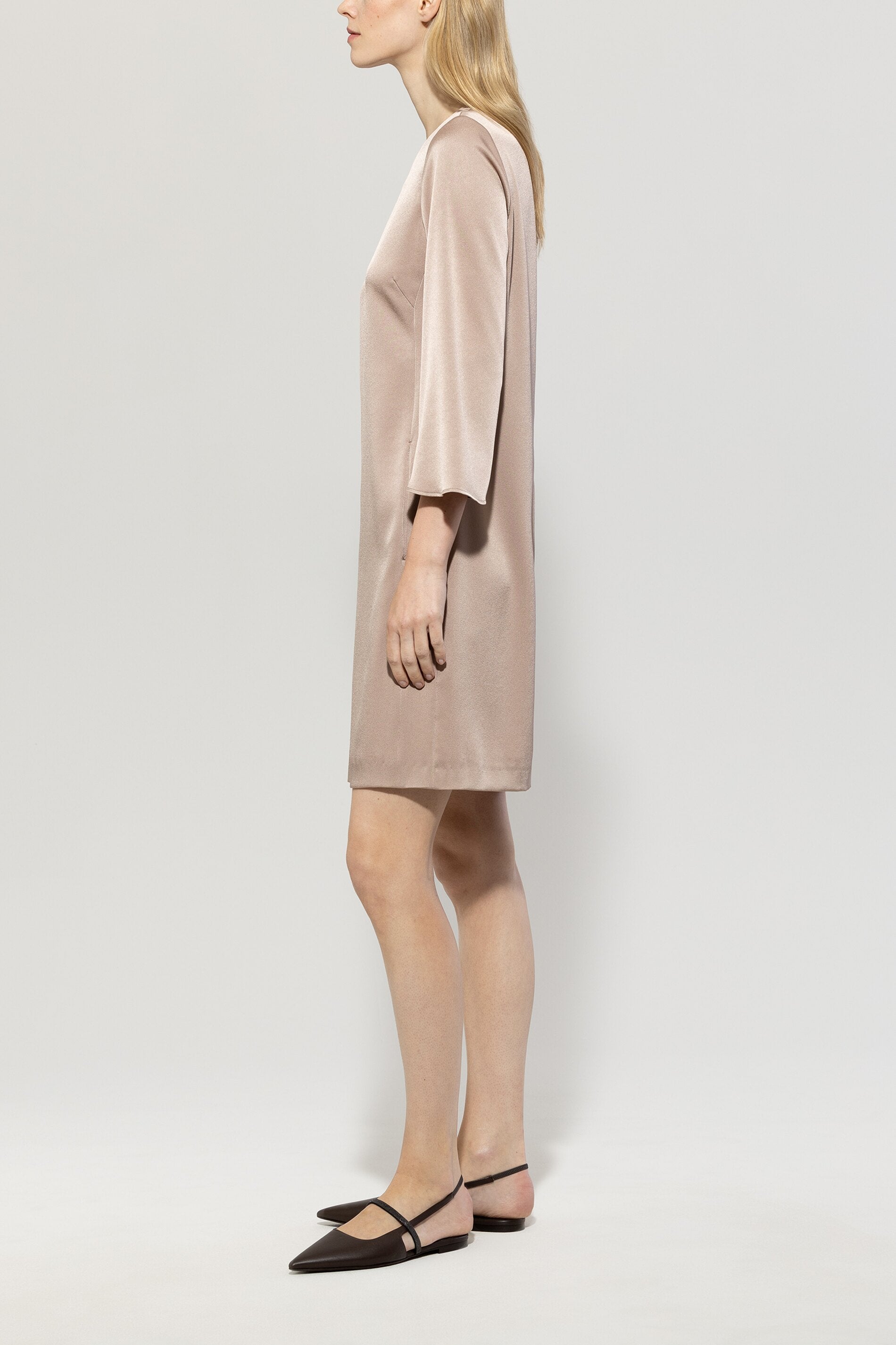 Luisa Cerano-Satin-Minikleid-Kleider & Röcke-Black-Deal-Outlet-by-ARCHIVIST