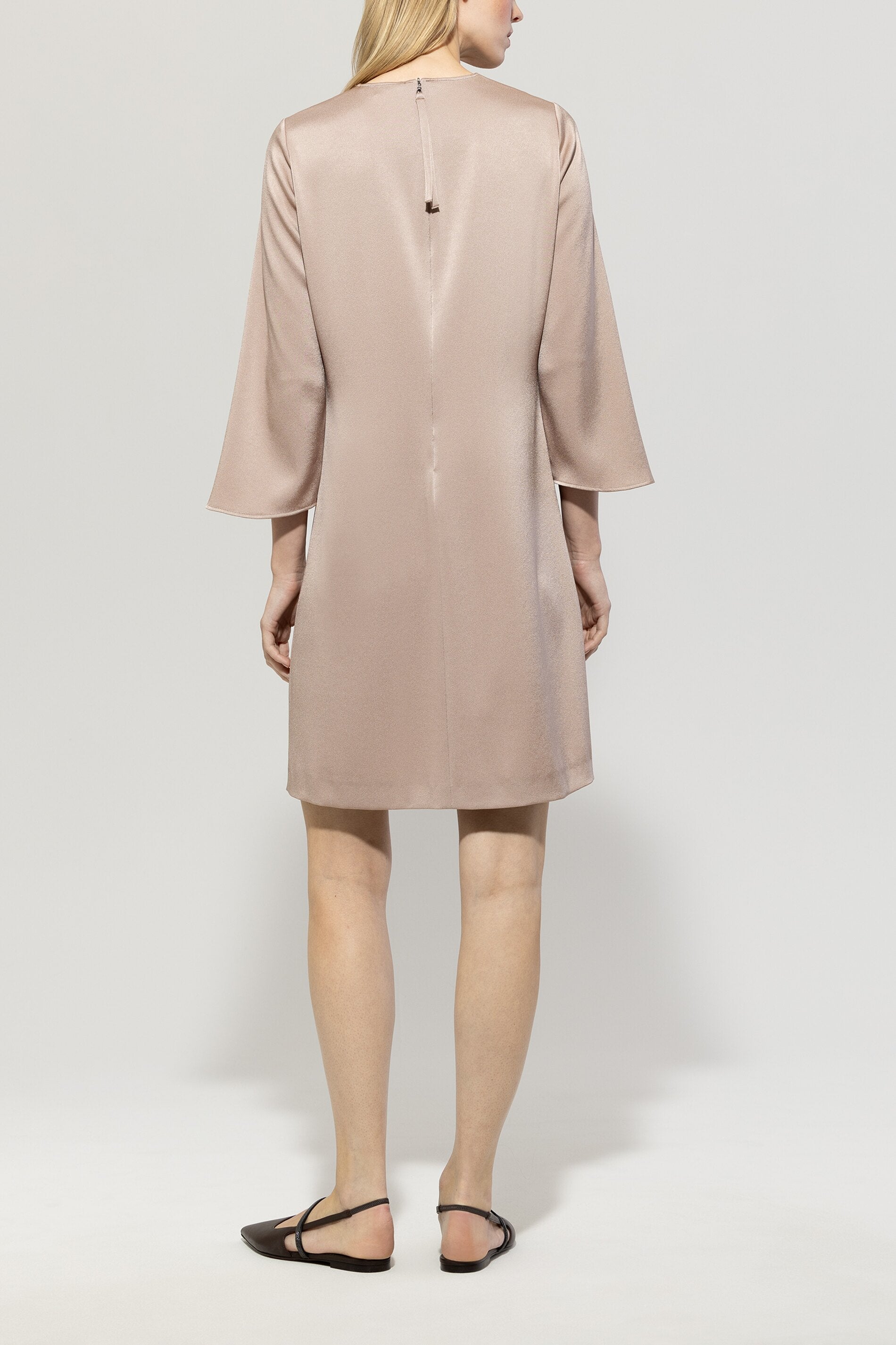 Luisa Cerano-Satin-Minikleid-Kleider & Röcke-Black-Deal-Outlet-by-ARCHIVIST