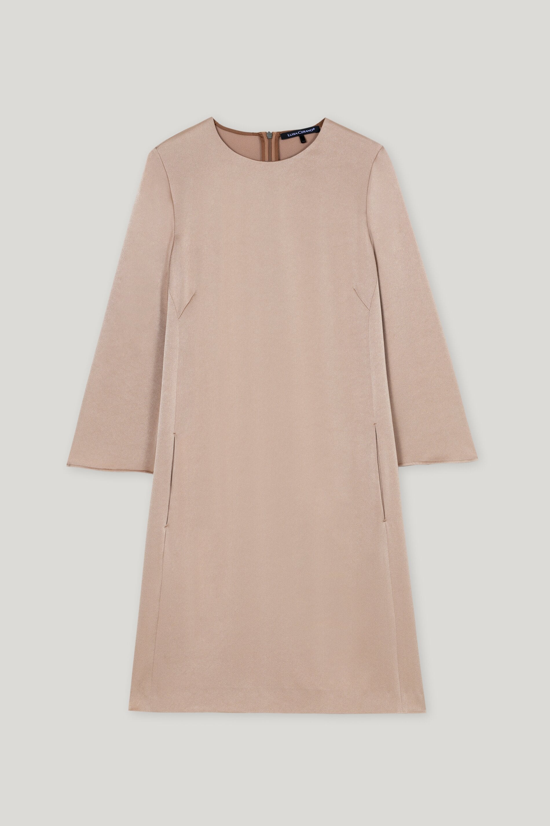 Luisa Cerano-Satin-Minikleid-Kleider & Röcke-Black-Deal-Outlet-by-ARCHIVIST