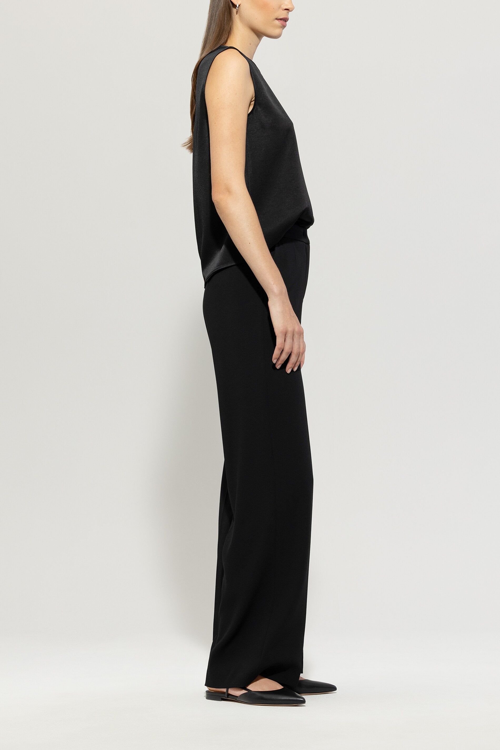 Luisa Cerano-Satin-Wideleg-Pants-Hosen-Black-Deal-Outlet-by-ARCHIVIST