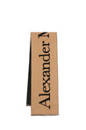 ALEXANDER MCQUEEN-OUTLET-SALE-Scarve Beige-ARCHIVIST