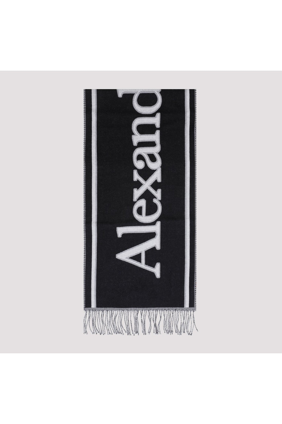 ALEXANDER MCQUEEN-OUTLET-SALE-Scarve Schwarz-ARCHIVIST