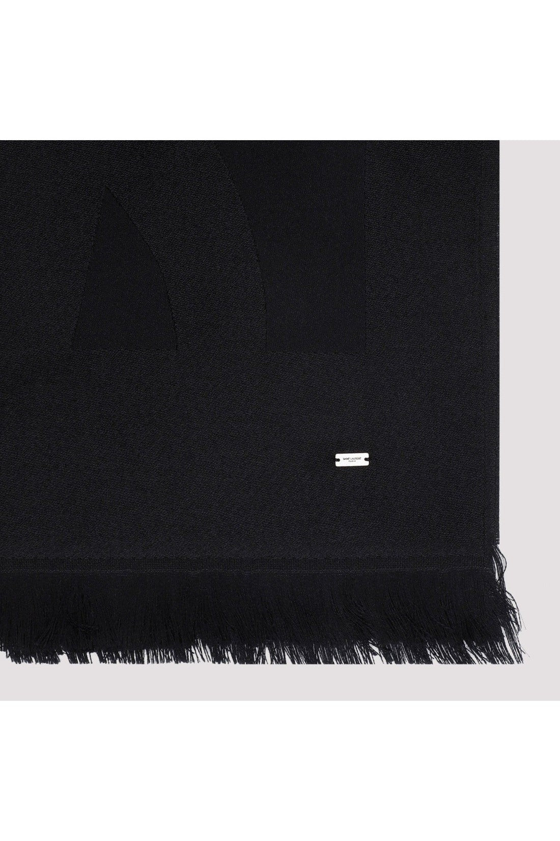 SAINT LAURENT-OUTLET-SALE-Scarve Schwarz-ARCHIVIST