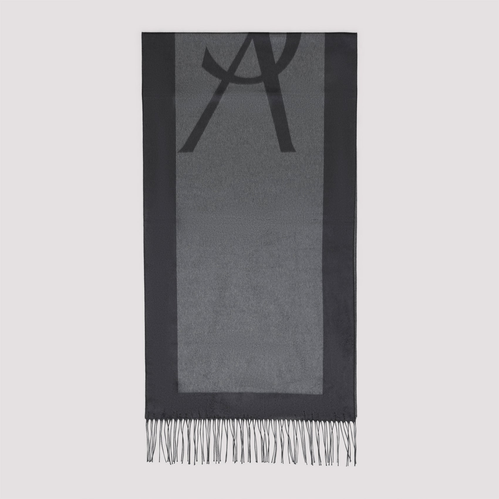 SAINT LAURENT-OUTLET-SALE-Scarves GRAU-ARCHIVIST