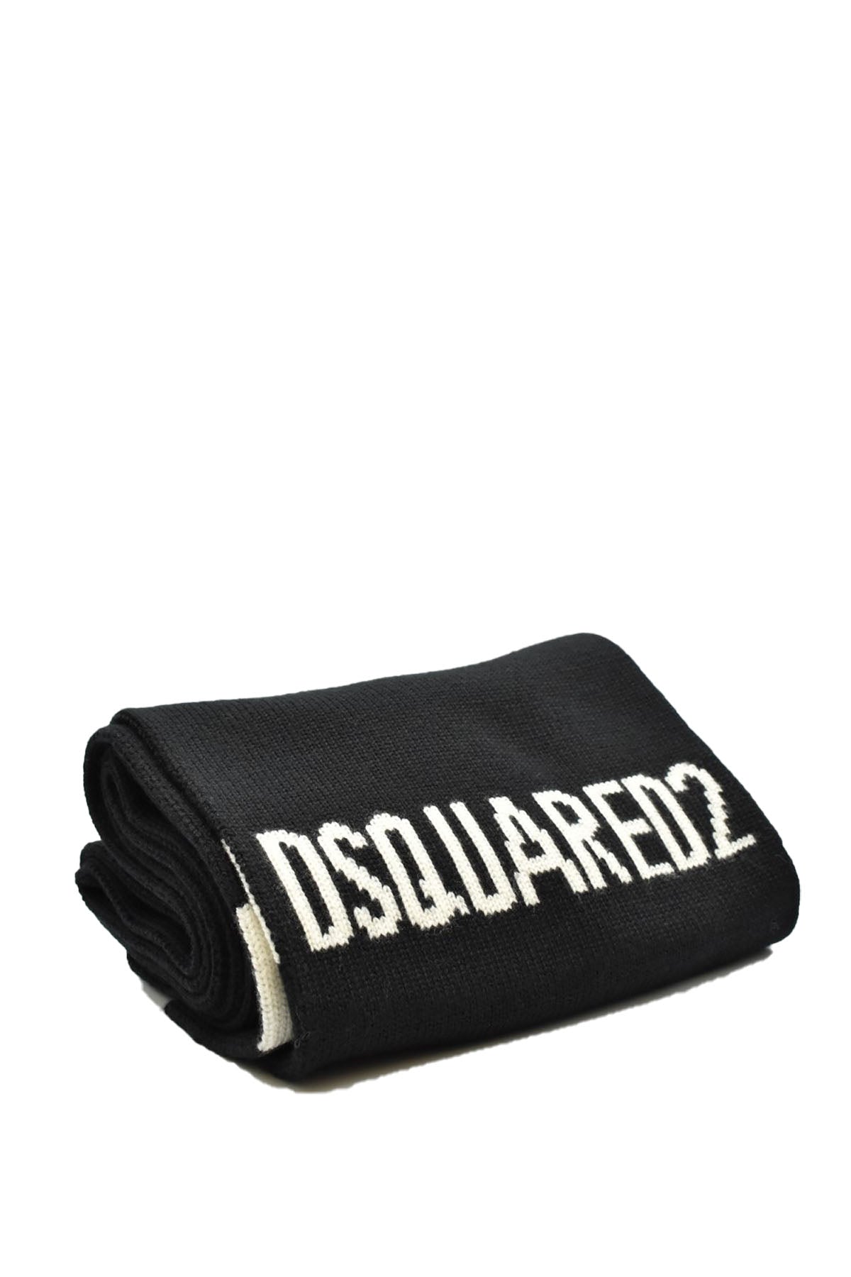 DSQUARED2-OUTLET-SALE-Scarves SCHWARZ-ARCHIVIST