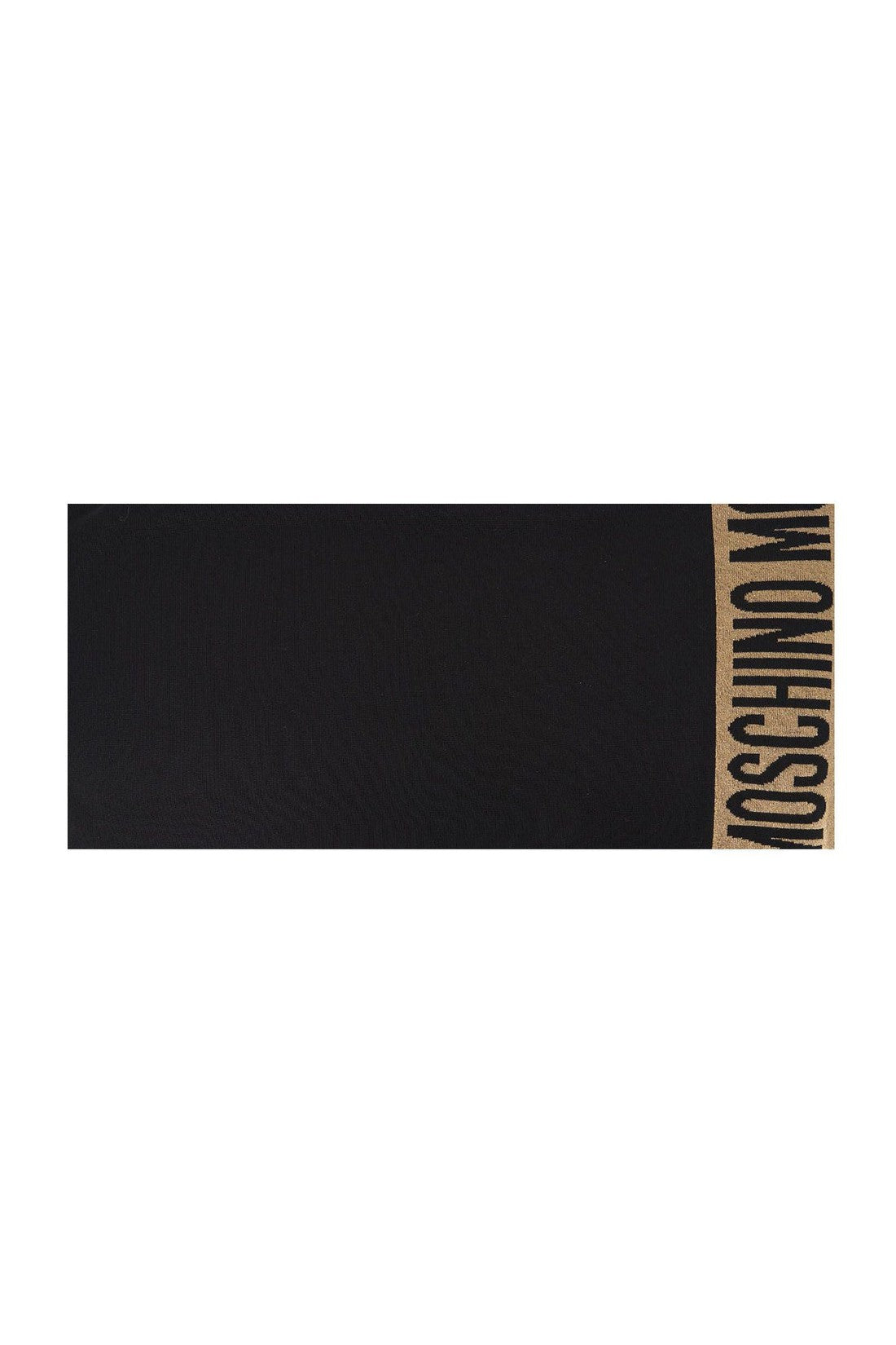 Moschino-OUTLET-SALE-Scarves SCHWARZ-ARCHIVIST