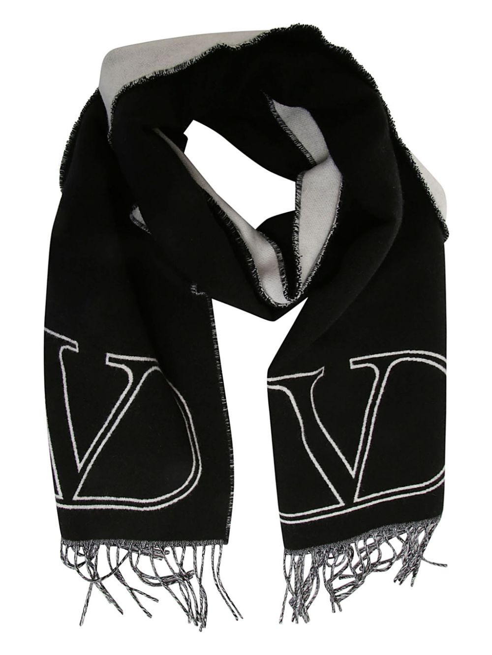 Valentino Garavani-OUTLET-SALE-Scarves SCHWARZ-ARCHIVIST