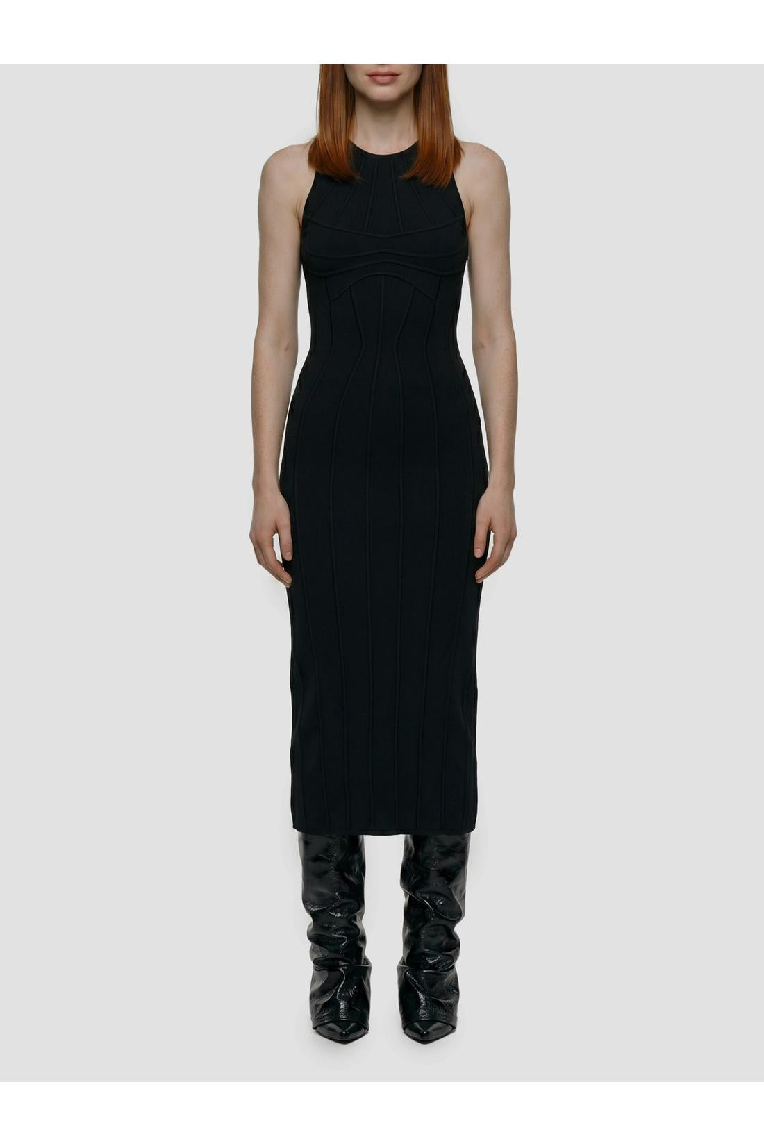 The Attico-OUTLET-SALE-Sculptural midi dress-ARCHIVIST