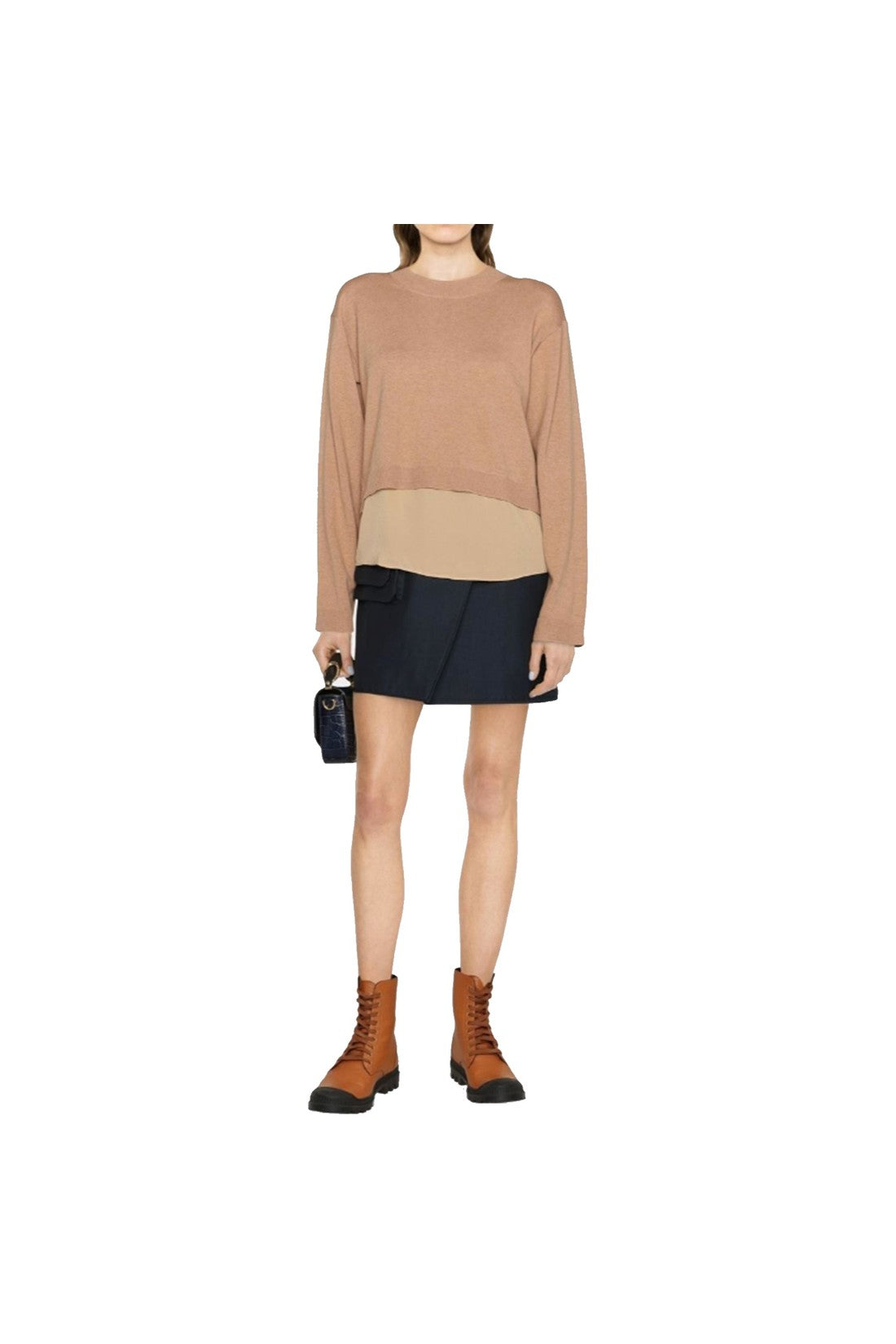 SEE BY CHLOE-OUTLET-SALE-See By Chloe Cotton And Wool Sweater-ARCHIVIST