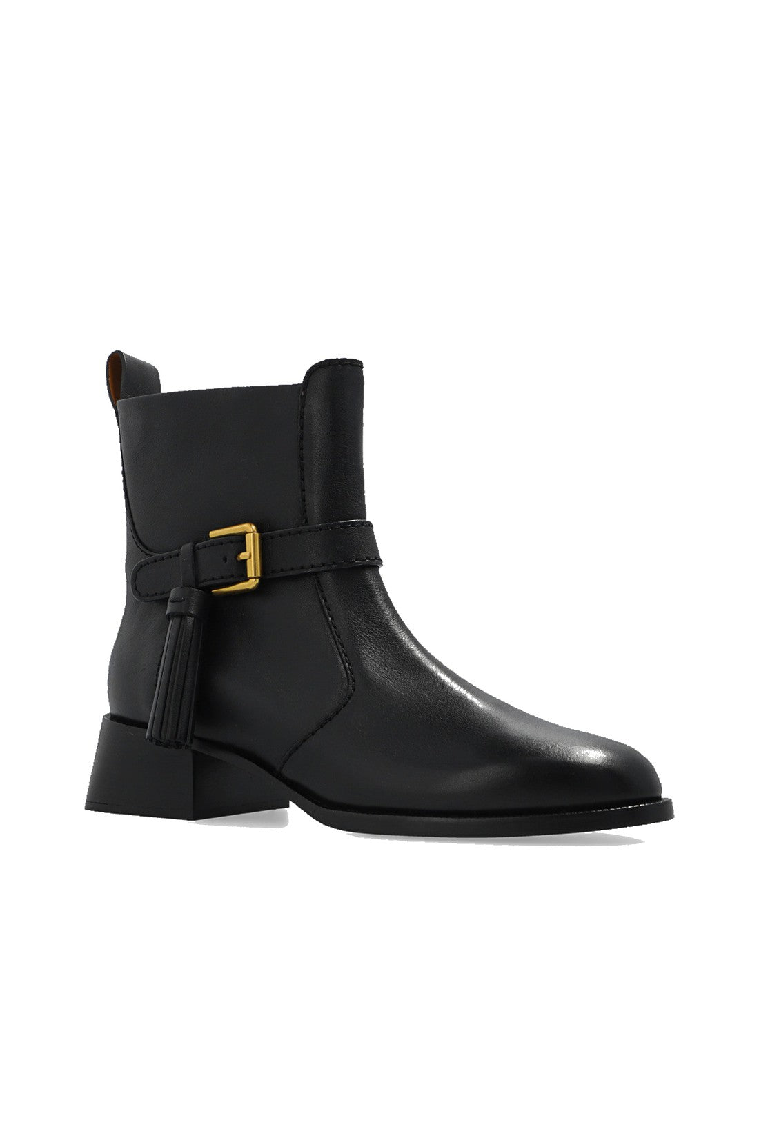 SEE BY CHLOE-OUTLET-SALE-See By Chloe Lory Leather Ankle Boots-ARCHIVIST