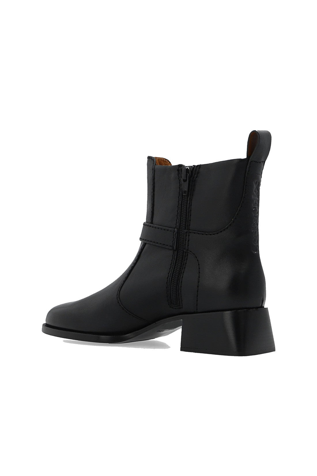 SEE BY CHLOE-OUTLET-SALE-See By Chloe Lory Leather Ankle Boots-ARCHIVIST