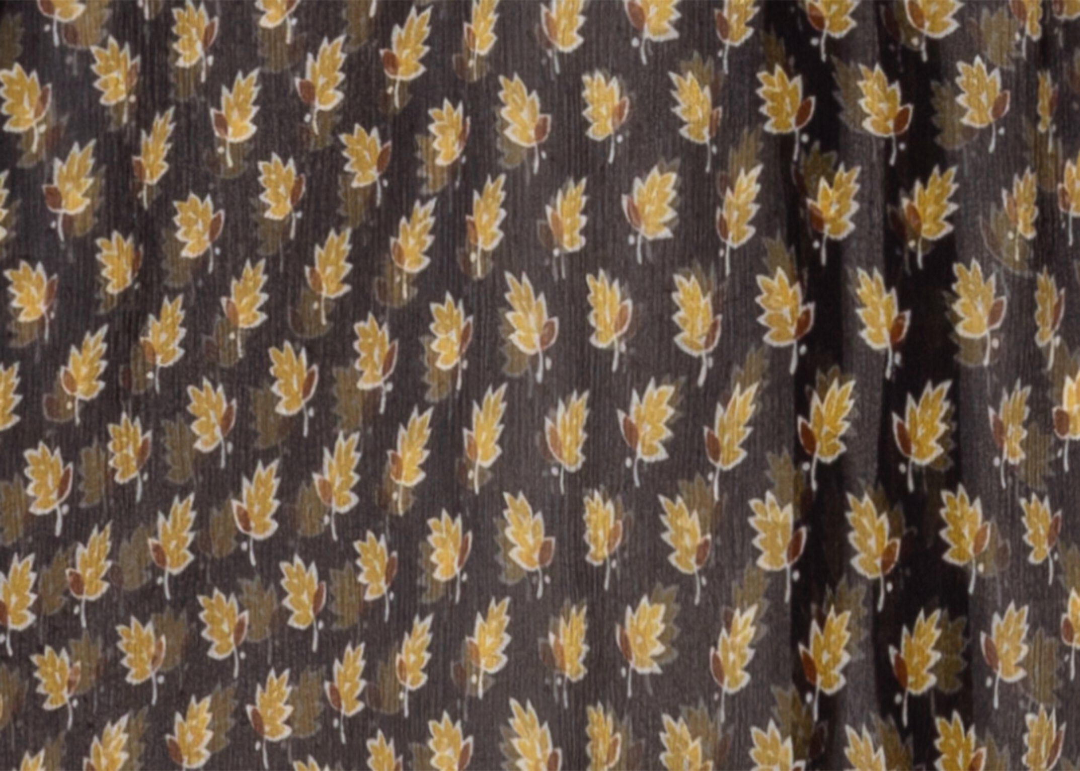 LUISA CERANO-OUTLET-SALE-Seidentunika mit Leaf-Print-Kleider & Röcke-by-ARCHIVIST
