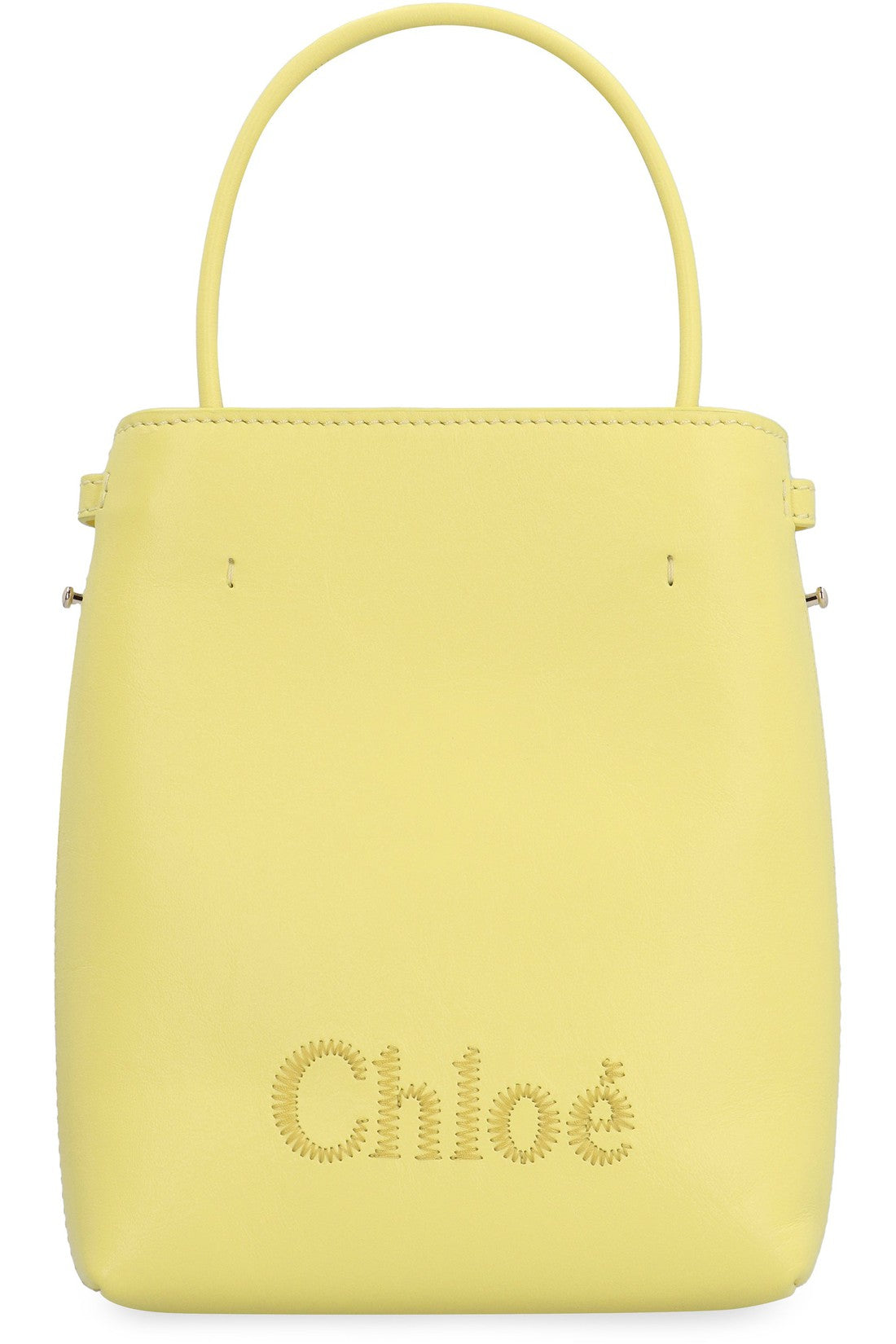Chloé-OUTLET-SALE-Sense Leather bucket bag-ARCHIVIST
