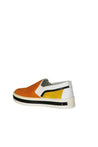 Sergio Rossi-OUTLET-SALE-Sergio Rossi Leather Slip-On Sneakers-ARCHIVIST