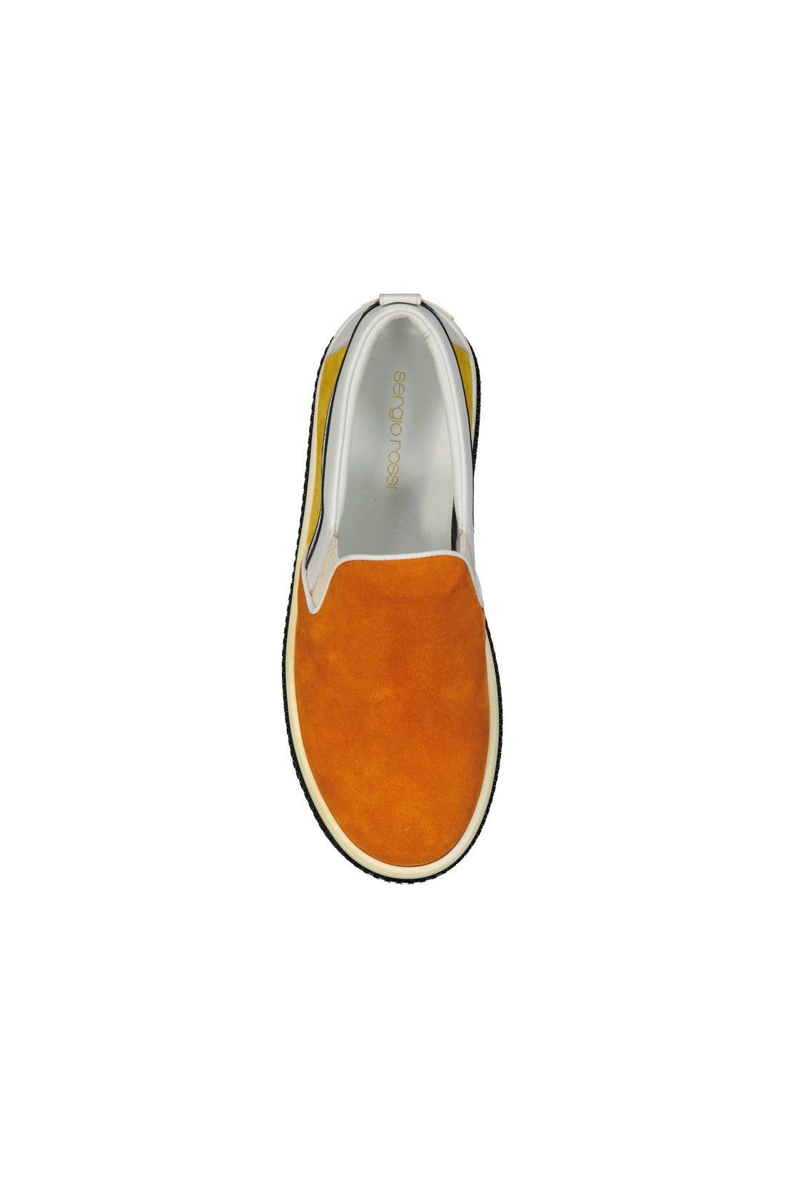 Sergio Rossi-OUTLET-SALE-Sergio Rossi Leather Slip-On Sneakers-ARCHIVIST