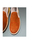 Sergio Rossi-OUTLET-SALE-Sergio Rossi Leather Slip-On Sneakers-ARCHIVIST