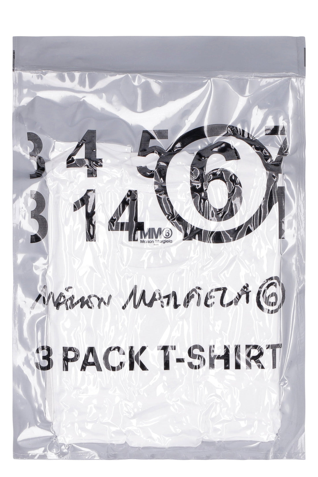 MM6 Maison Margiela-OUTLET-SALE-Set of three cotton t-shirt-ARCHIVIST