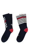 Emporio Armani-OUTLET-SALE-Set of two socks-ARCHIVIST