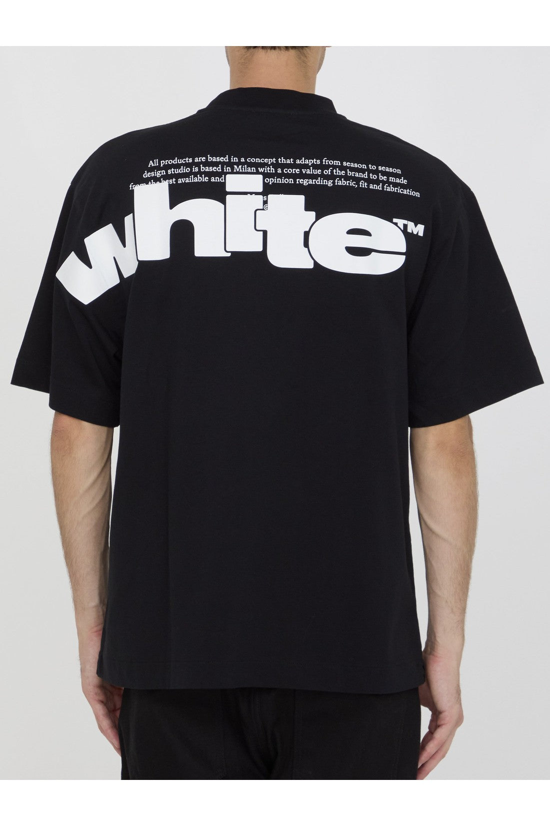 OFF WHITE-OUTLET-SALE-Shared Logo t-shirt-ARCHIVIST