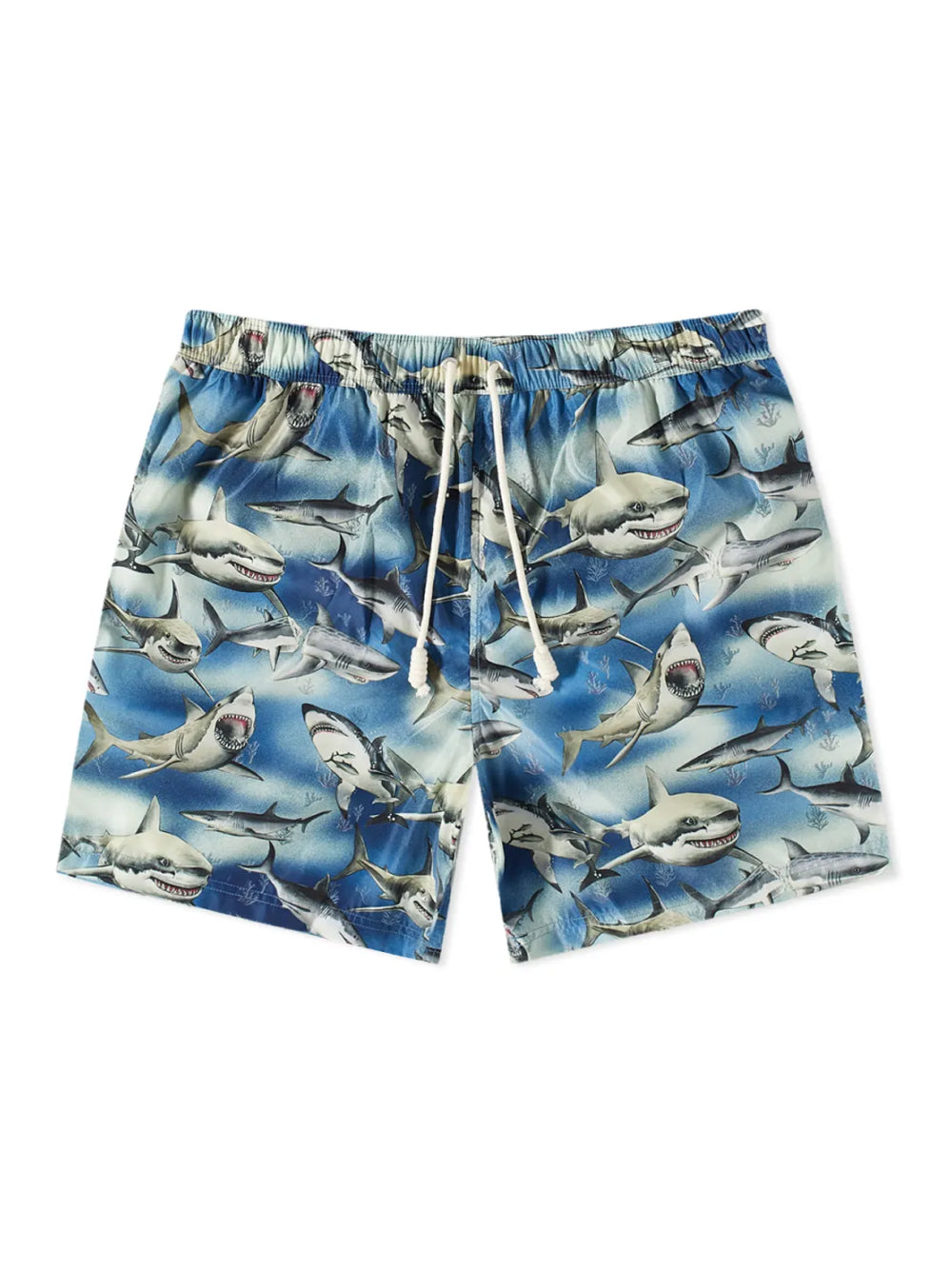 Palm Angels-OUTLET-SALE-Shark Logo Swim Shorts-ARCHIVIST