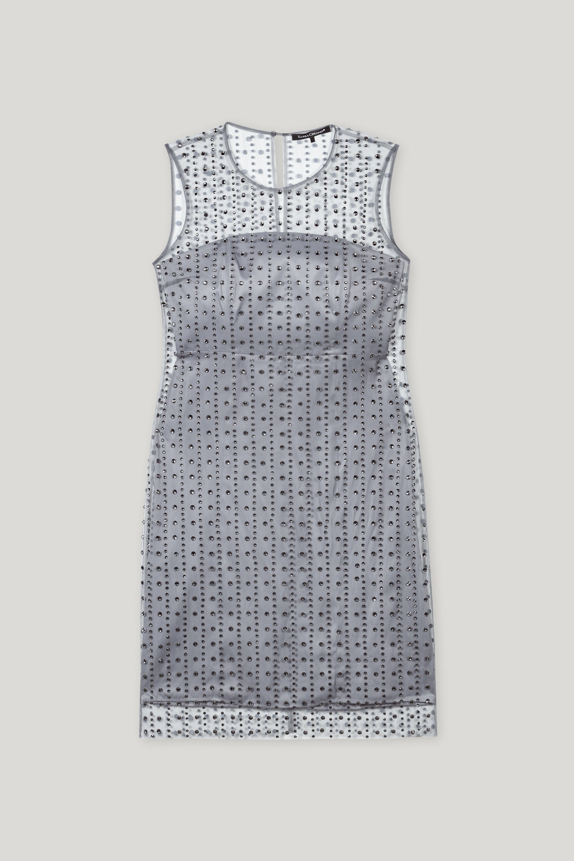 Luisa Cerano-Shiftkleid in Mesh-Optik-Kleider & Röcke-Black-Deal-Outlet-by-ARCHIVIST