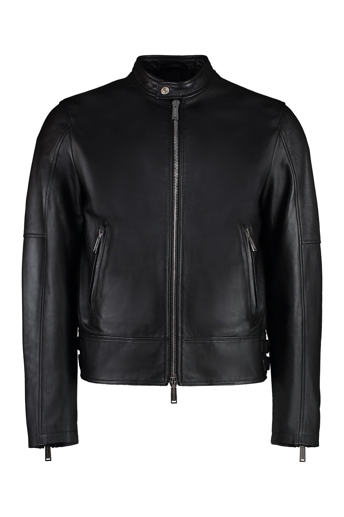 Shiny leather Biker jacket