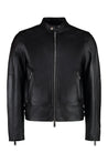 Dsquared2-OUTLET-SALE-Shiny leather Biker jacket-ARCHIVIST