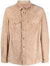 BRUNELLO CUCINELLI-OUTLET-SALE-Shirt Beige-ARCHIVIST