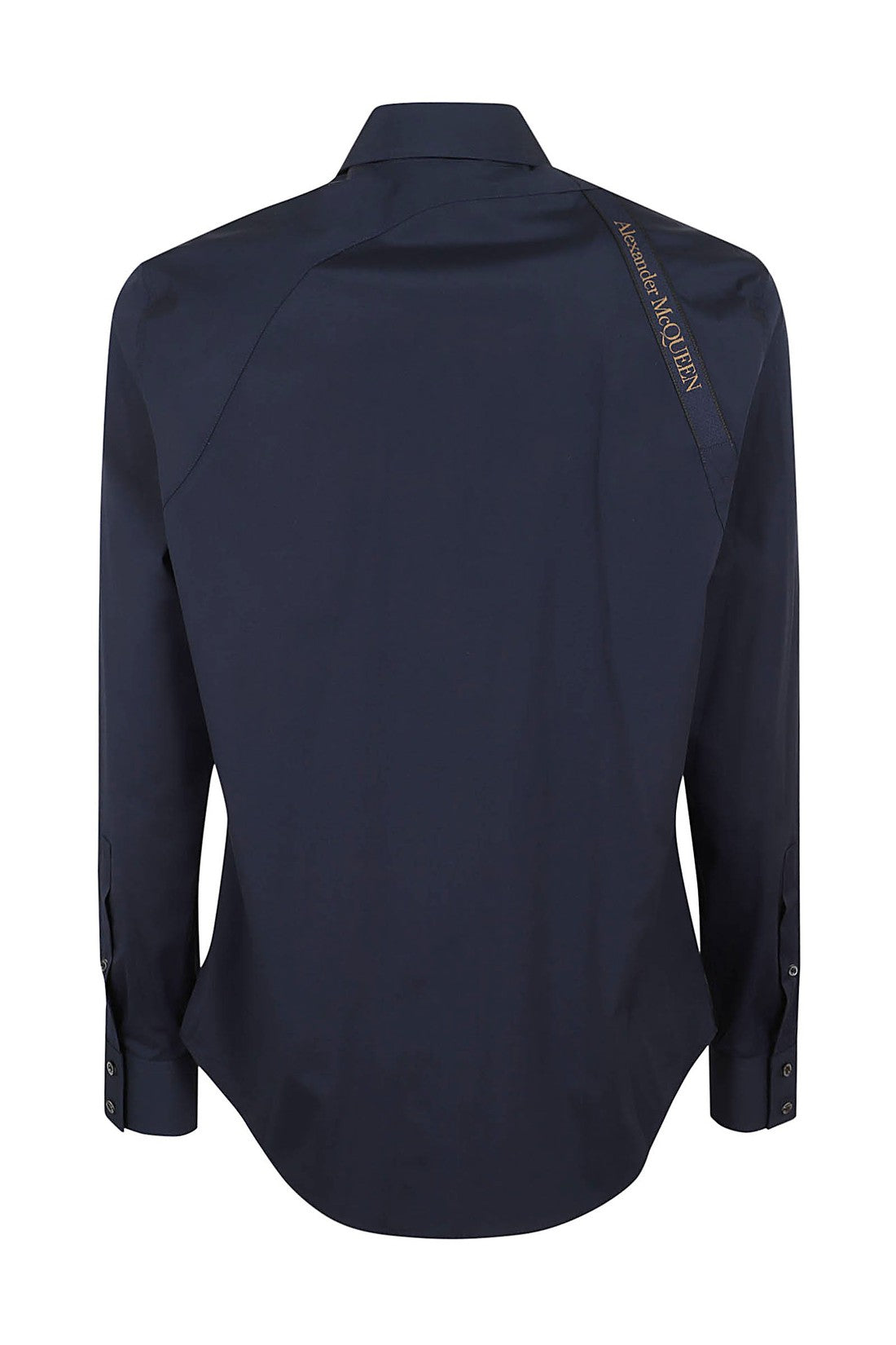 ALEXANDER MCQUEEN-OUTLET-SALE-Shirt Blau-ARCHIVIST