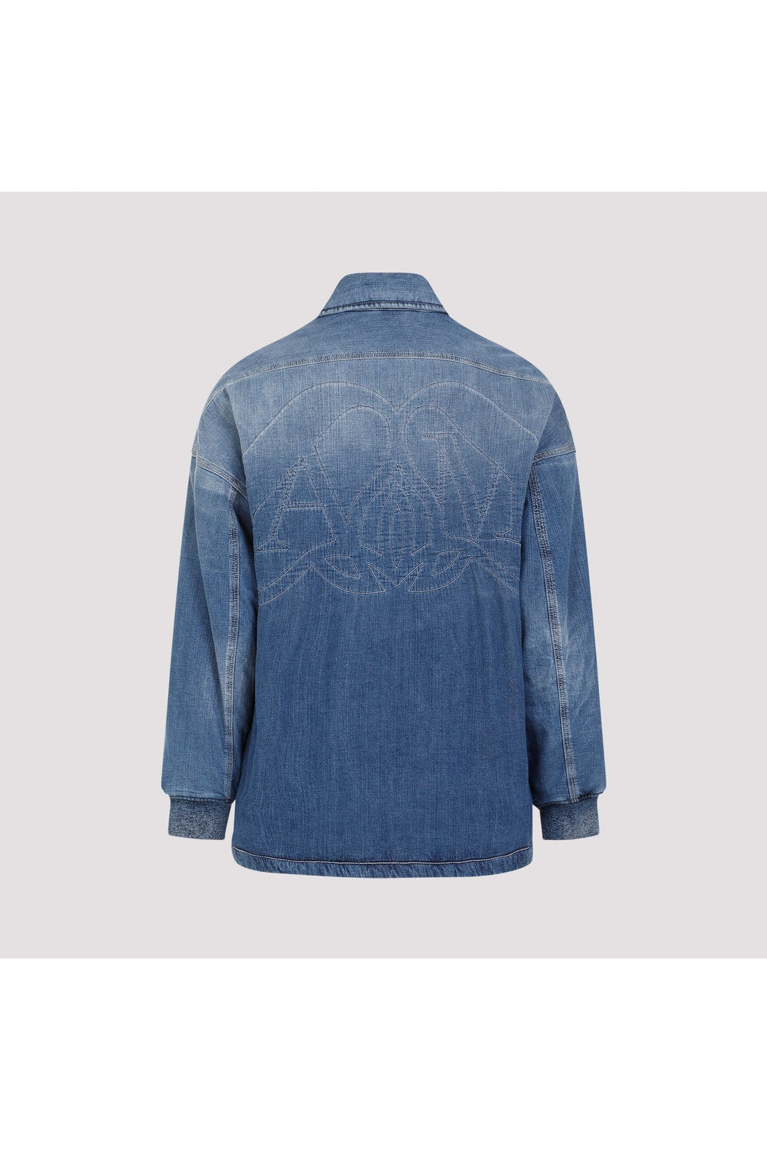 ALEXANDER MCQUEEN-OUTLET-SALE-Shirt Blau-ARCHIVIST