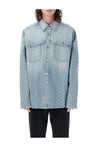 BALMAIN-OUTLET-SALE-Shirt Blau-ARCHIVIST