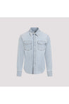 BOTTEGA VENETA-OUTLET-SALE-Shirt Blau-ARCHIVIST