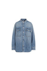 BOTTEGA VENETA-OUTLET-SALE-Shirt Blau-ARCHIVIST