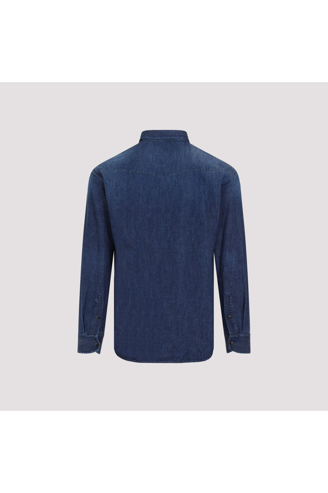 BRIONI-OUTLET-SALE-Shirt Blau-ARCHIVIST