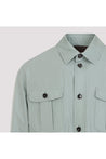 BRIONI-OUTLET-SALE-Shirt Blau-ARCHIVIST