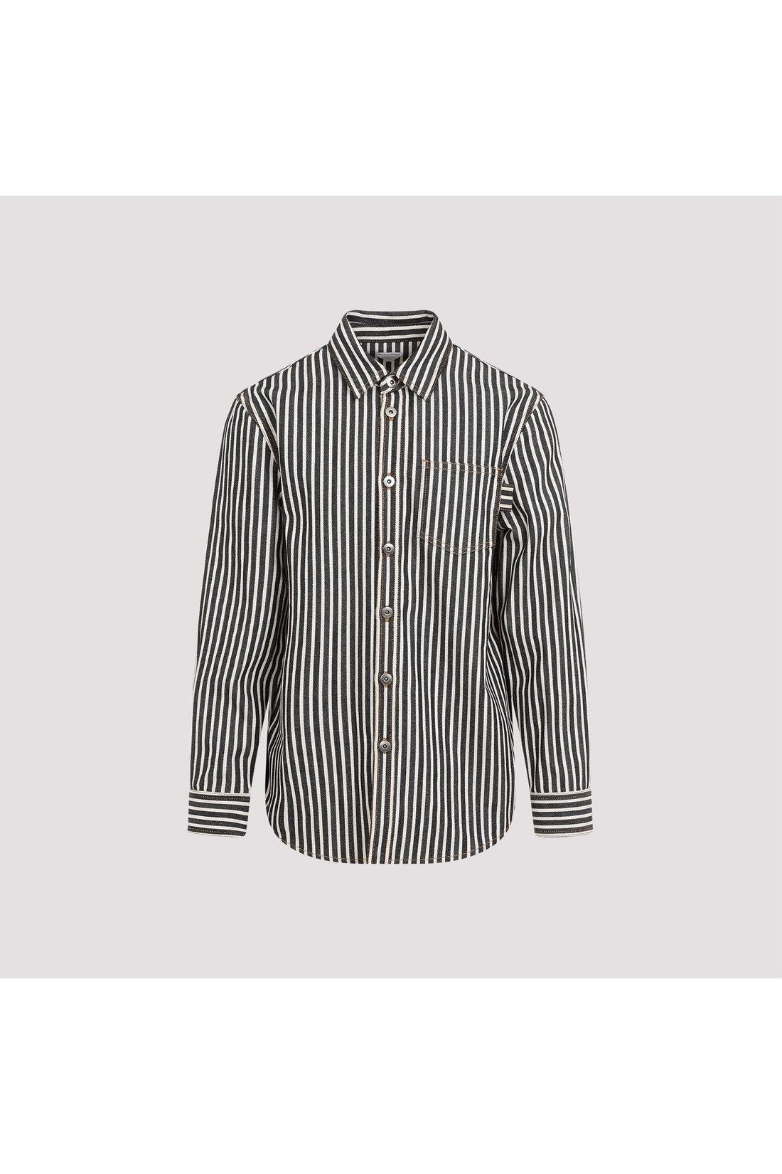 Bottega Veneta-OUTLET-SALE-Shirt Blau-ARCHIVIST