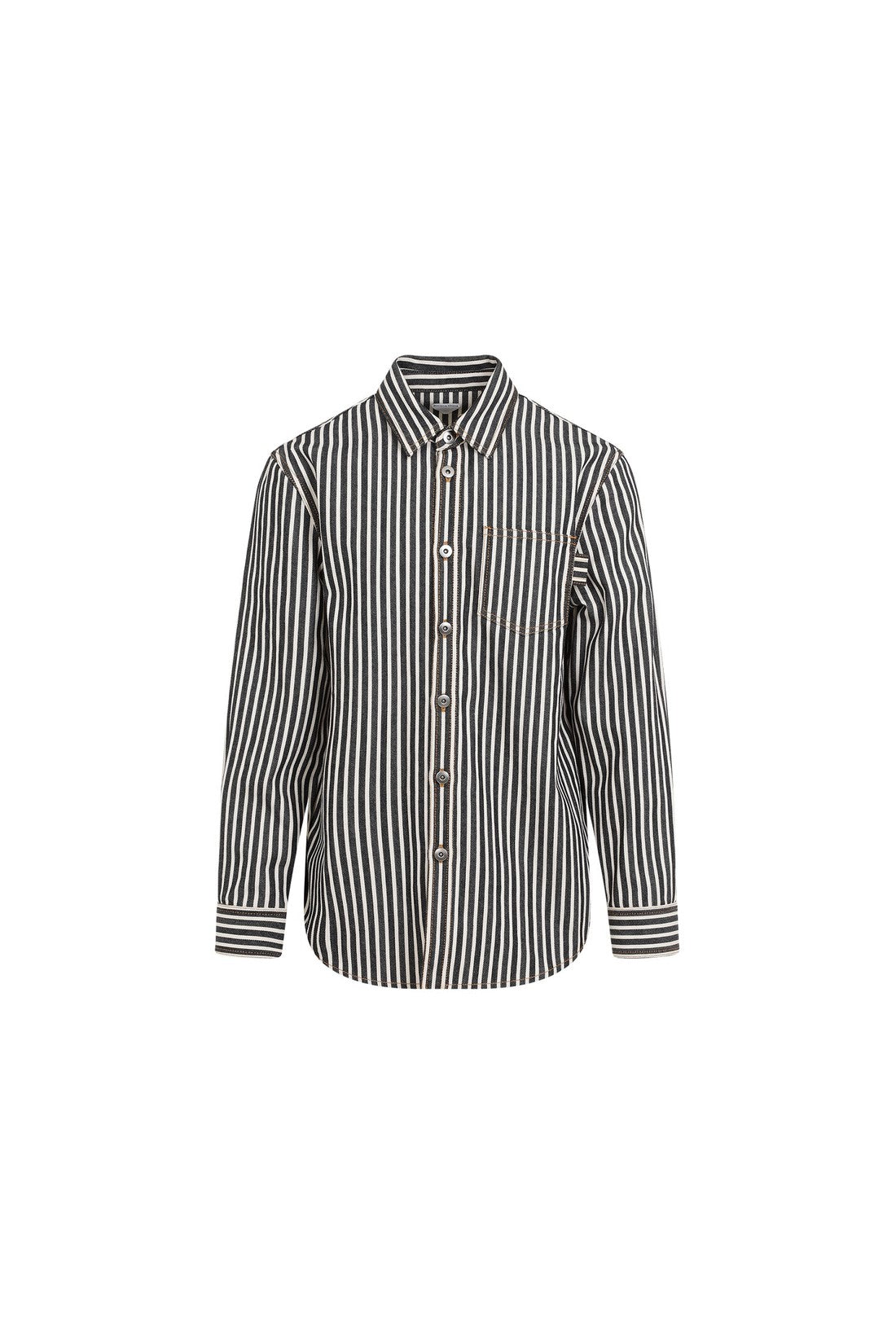 Bottega Veneta-OUTLET-SALE-Shirt Blau-ARCHIVIST