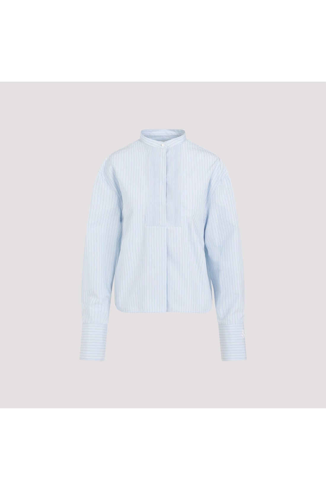 JIL SANDER-OUTLET-SALE-Shirt Blau-ARCHIVIST