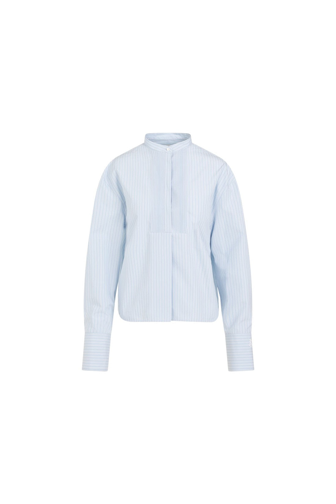 JIL SANDER-OUTLET-SALE-Shirt Blau-ARCHIVIST